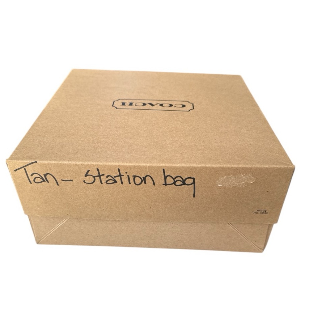 Coach Vintage Willis Station Leather Crossbody with Matching Checkbook Cover Tan - Picture 16 of 17